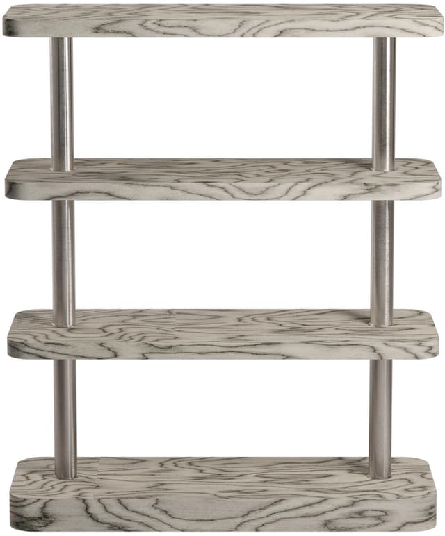 Light Grey Postmodern Shelving Unit, by E. Sottsass, 1980s - DIMENSION