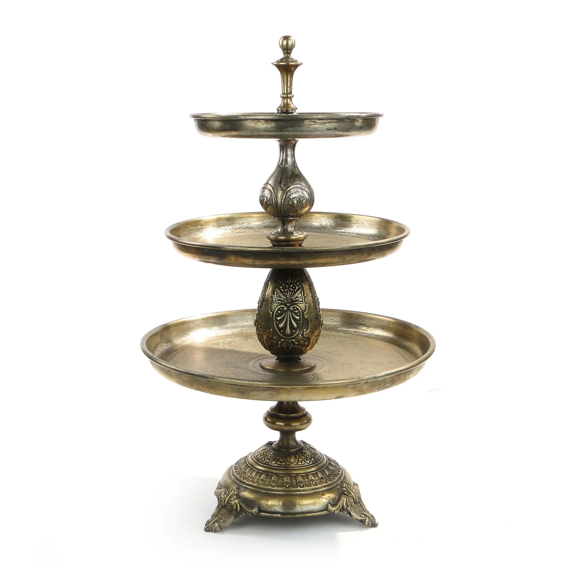 Étagère, golden brass, Norblin & Co., Poland, 19th c. - 33277