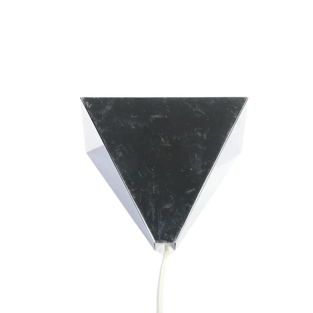 Kinkiet modernistyczny, srebrny, chrom, Polska, lata 70. - WYMIARY