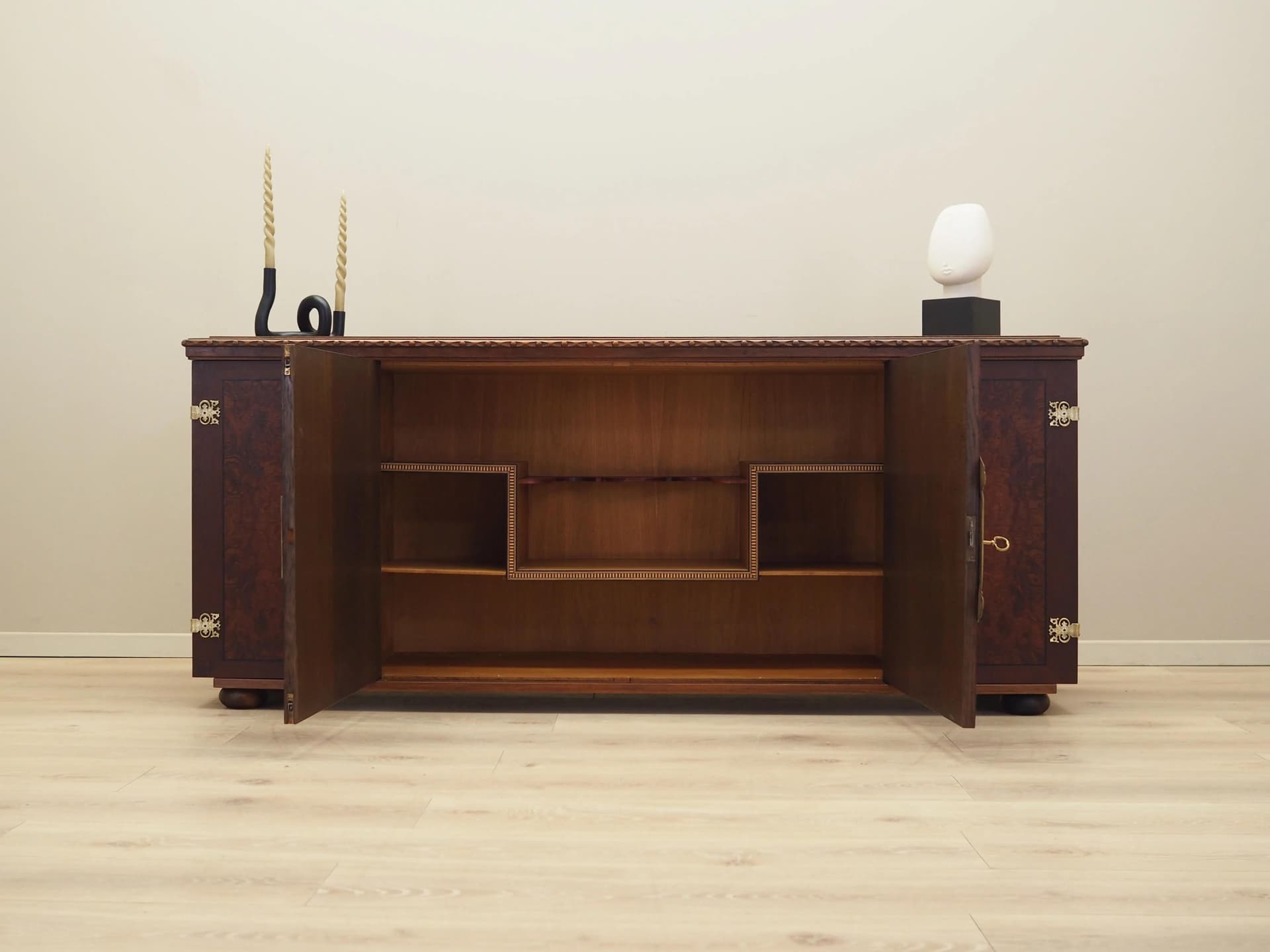 Sideboard, dąb brązowy ciemny, Dania, lata 60. - 33345