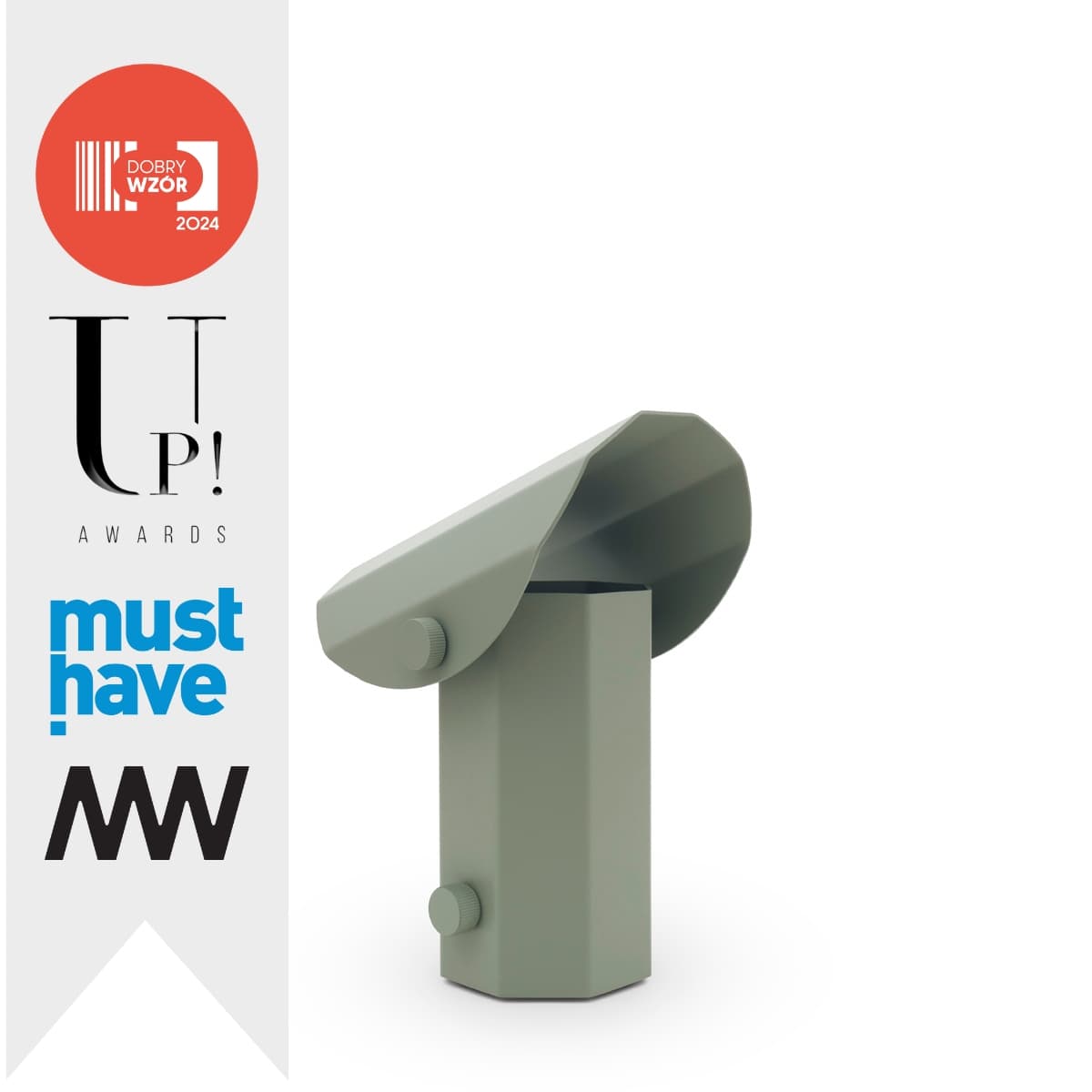 Lampa stojąca APOLIN 18 cm szałwiowy, Kaspa x Grynasz Studio - 3896