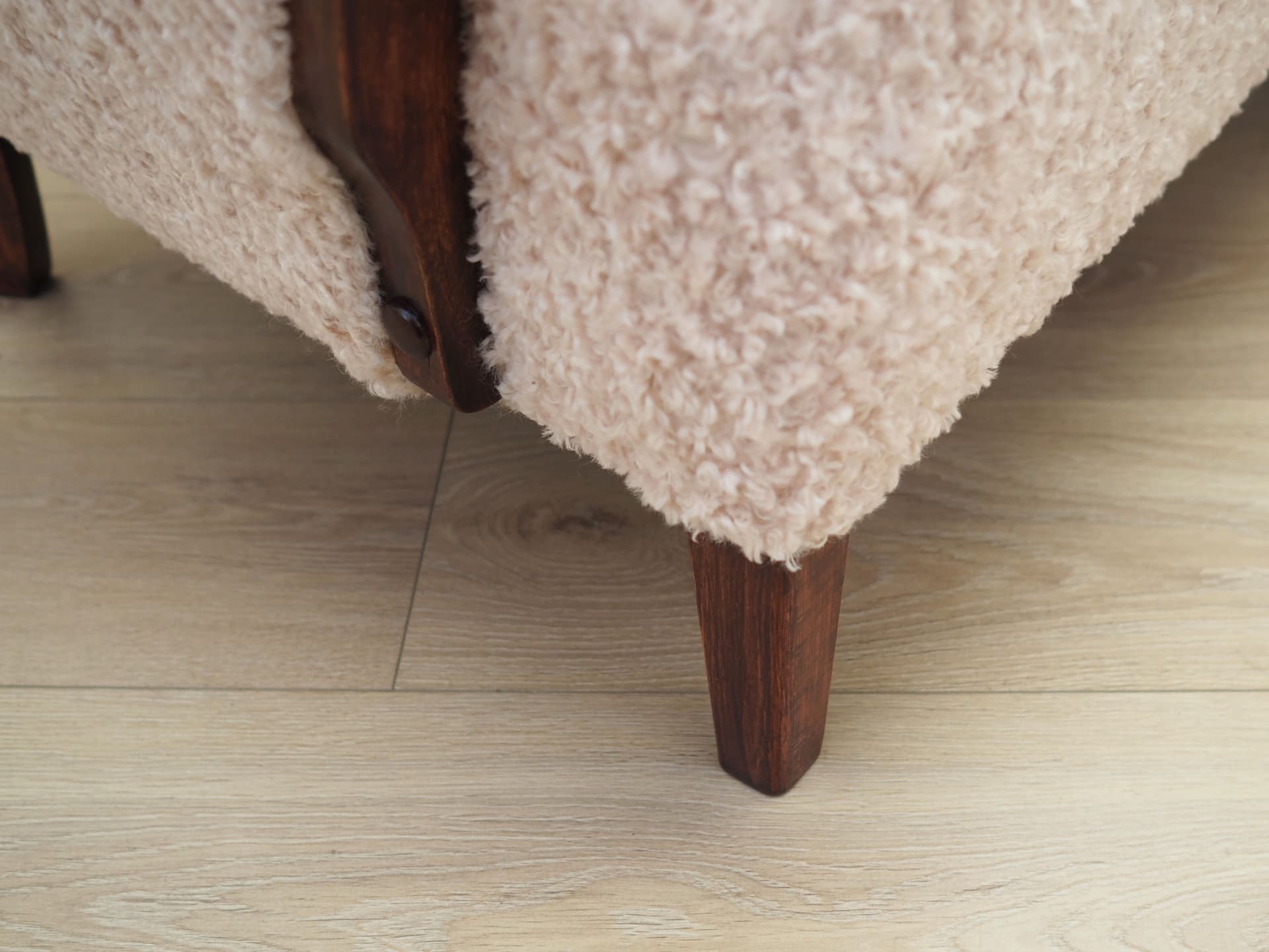 Sofa, beżowy buk, Dania, lata 60. - 63917