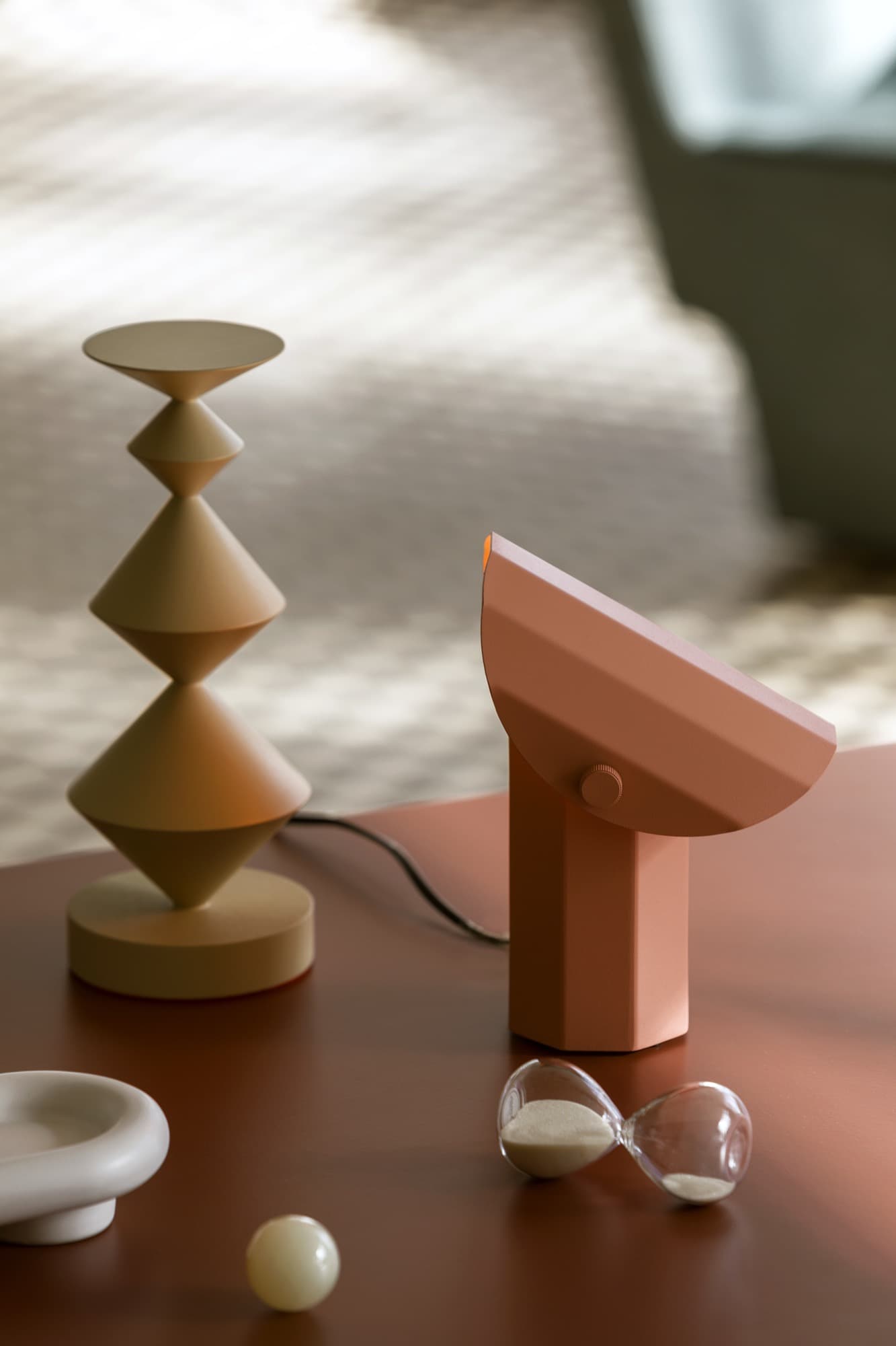 Standing lamp APOLIN 30cm, white, Kaspa x Grynasz Studio - 6453