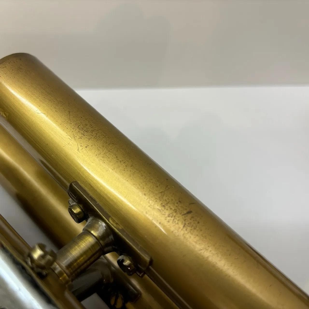 Para kinkietów brutalistycznych, mosiądz złoty, Niemcy, lata 80. - 33550