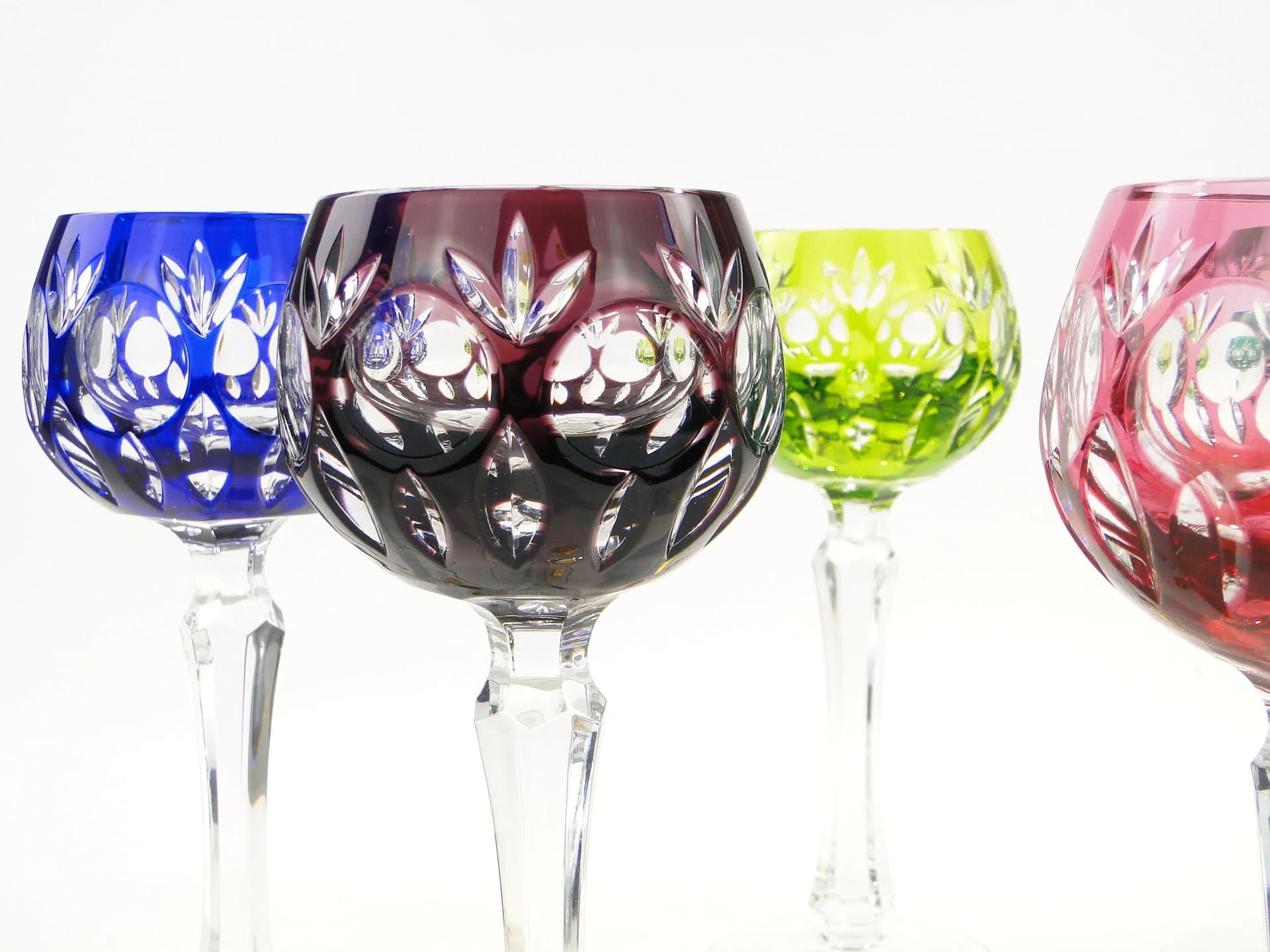 Kryształowe kieliszki do białego wina, Nachtmann, Niemcy, lata 60. - 33586