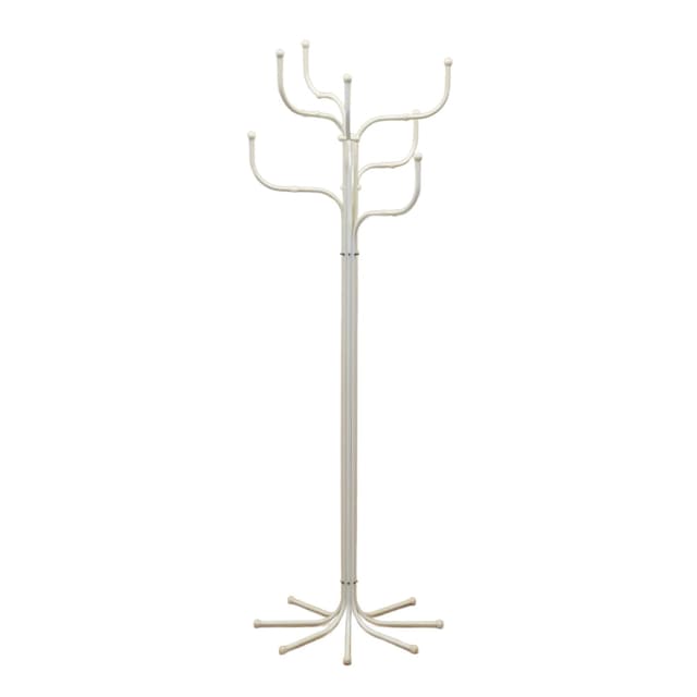 Wieszak stojący Coat Tree, metal biały, proj. S. Werner, Fritz Hansen, Dania, lata 70. - WYMIARY
