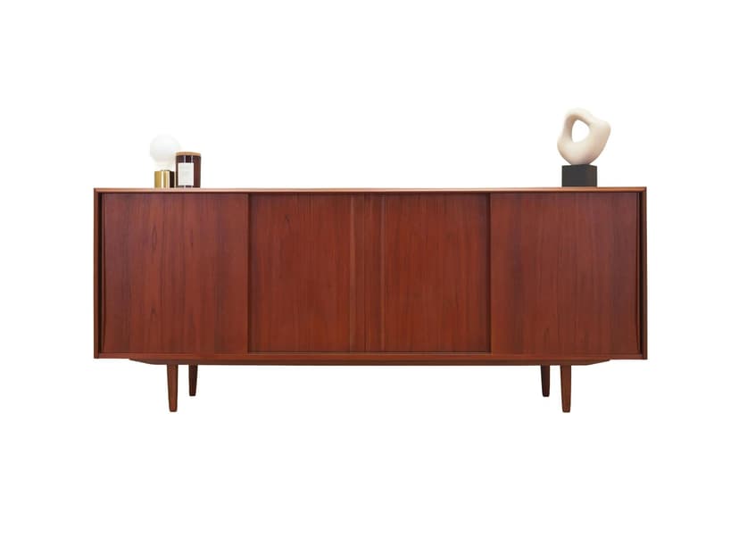 Sideboard, teak pomarańczowy, proj. E.W. Bach, Dania, lata 60.