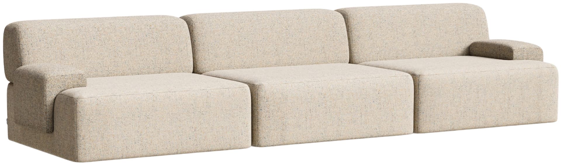 Sofa modułowa Umi 295 cm beżowy, Feum