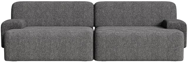 Sofa modułowa Umi 200 cm szary, Feum - WYMIARY