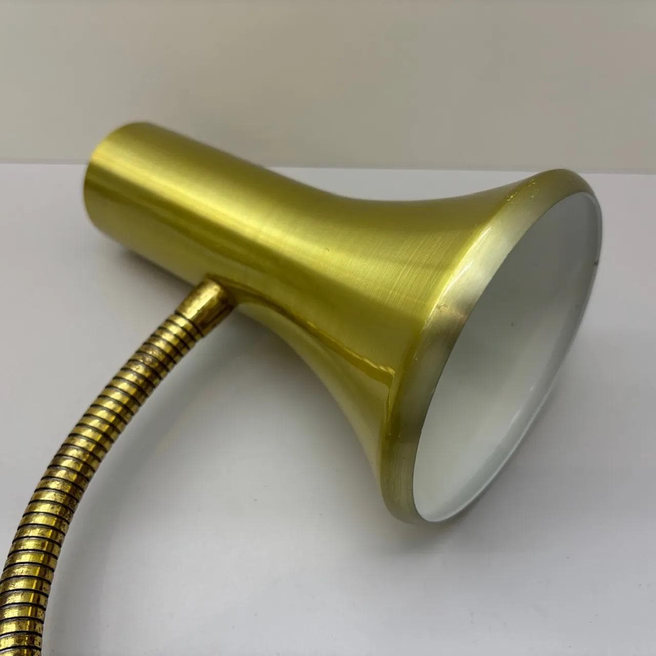 Kinkiet, złoty, metal, Szwecja, lata 70. - 34143