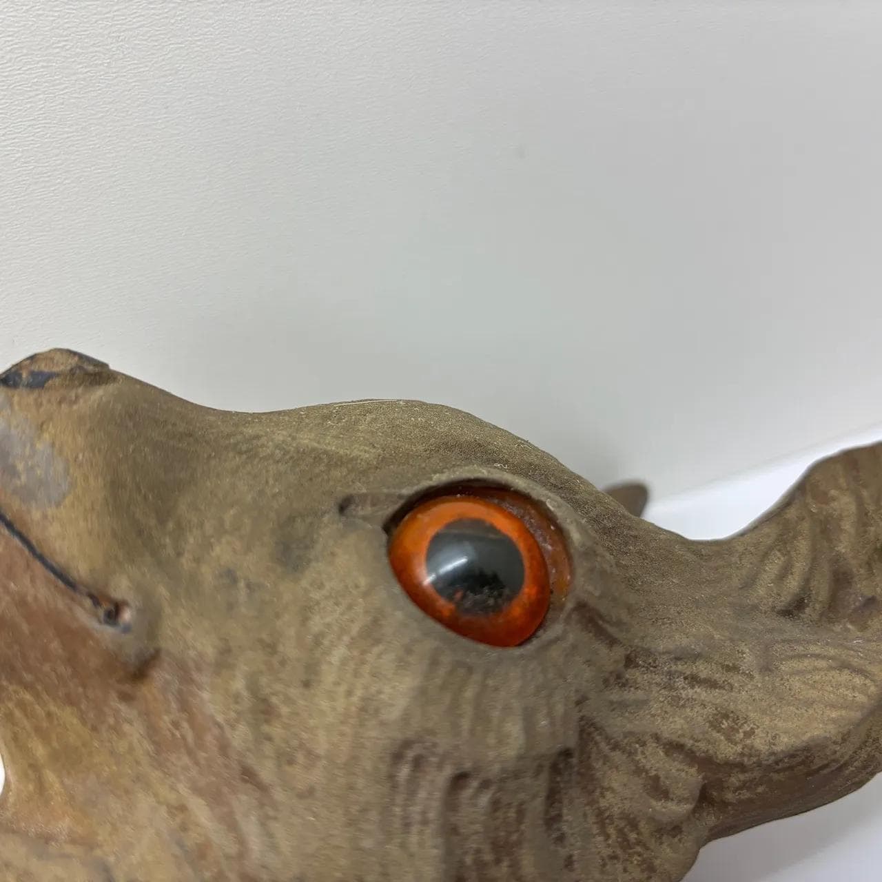 Figura sarna, Zeho, brązowy, plastik, Niemcy, lata 80. - 34436