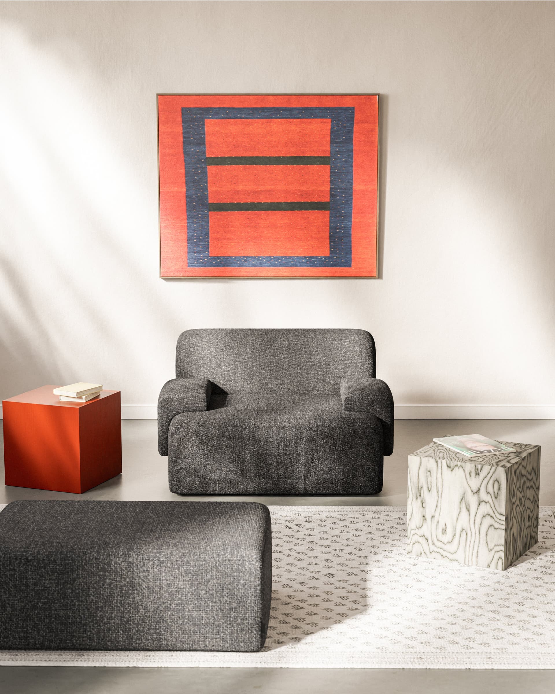 Fotel Umi szary, Feum - 34369