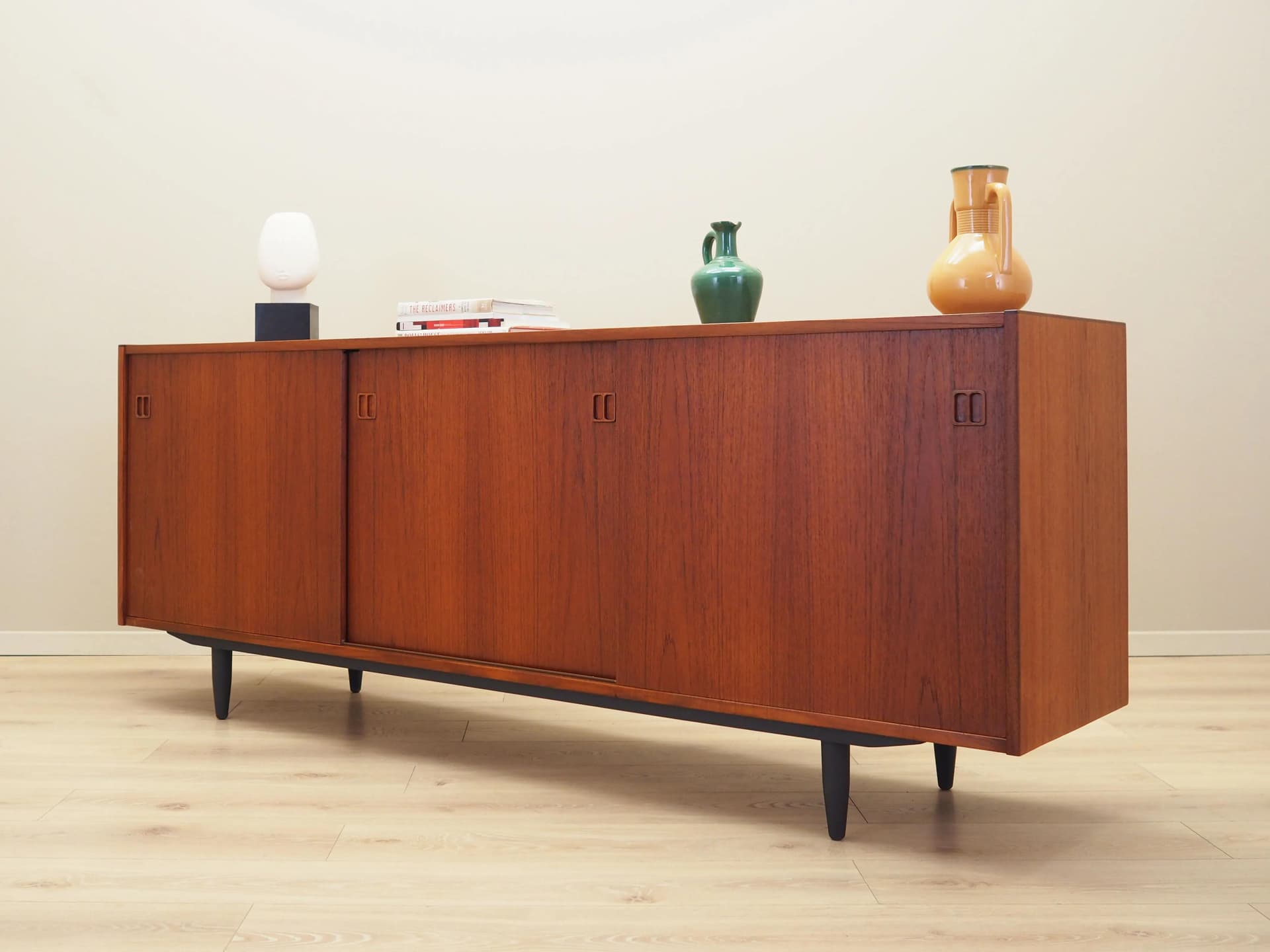 Sideboard, teak brązowy, Dania, lata 70. - 34509