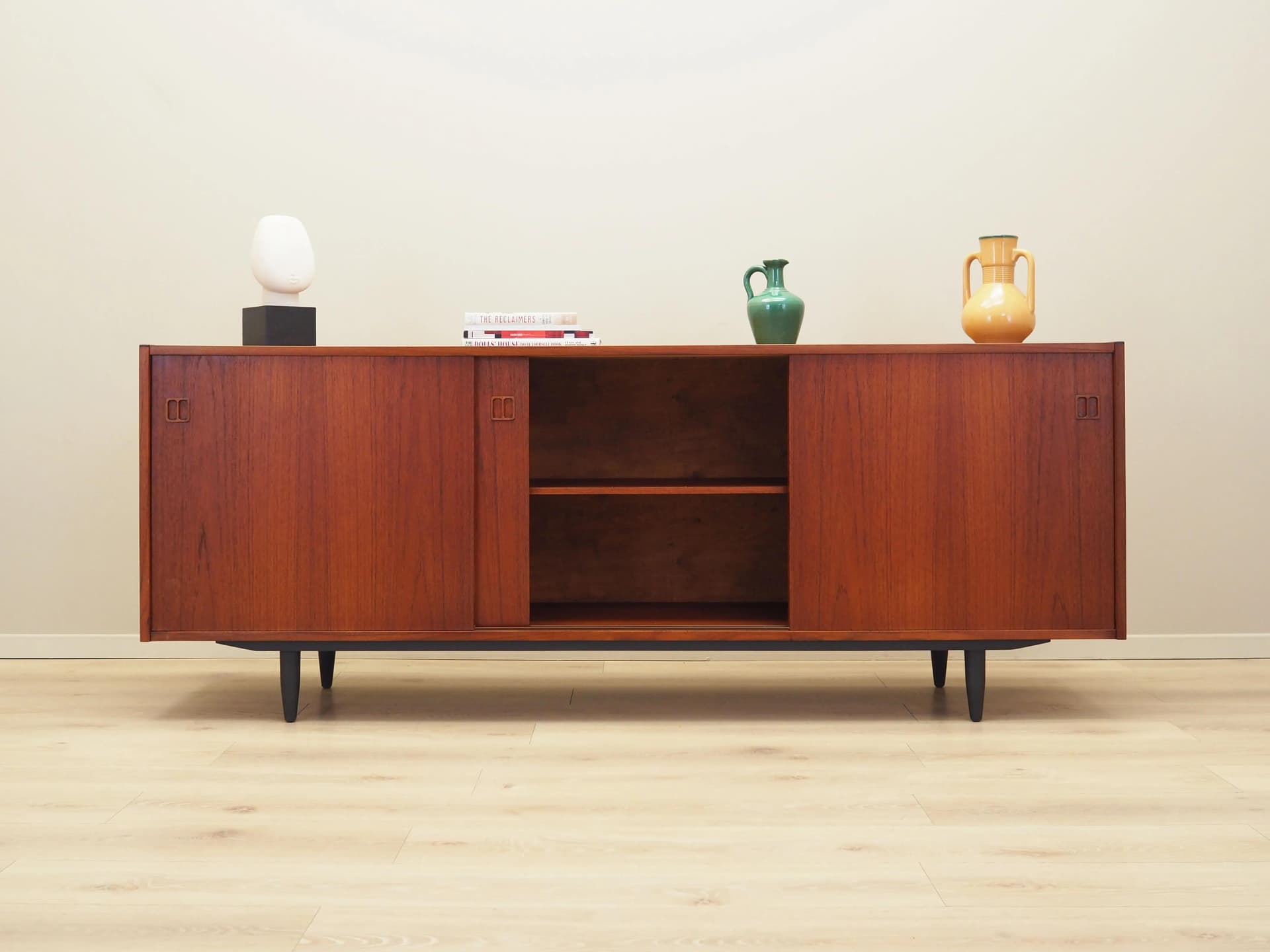 Sideboard, teak brązowy, Dania, lata 70. - 34508