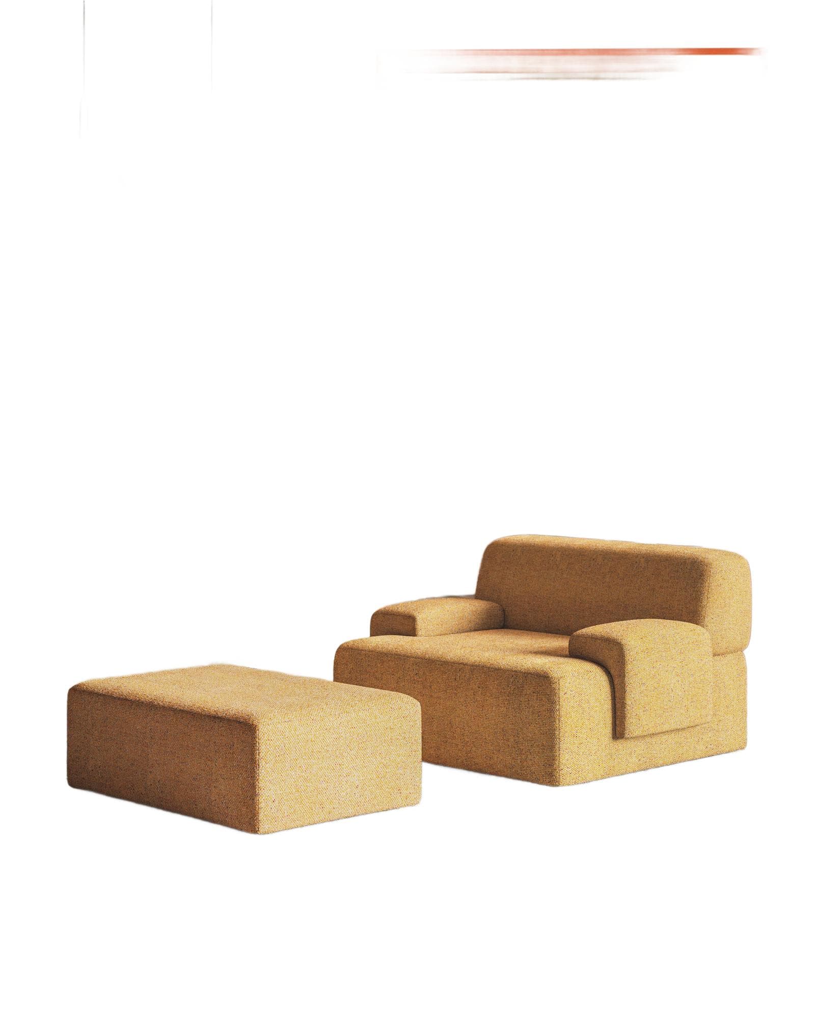 Fotel Umi żółty, Feum - 34575