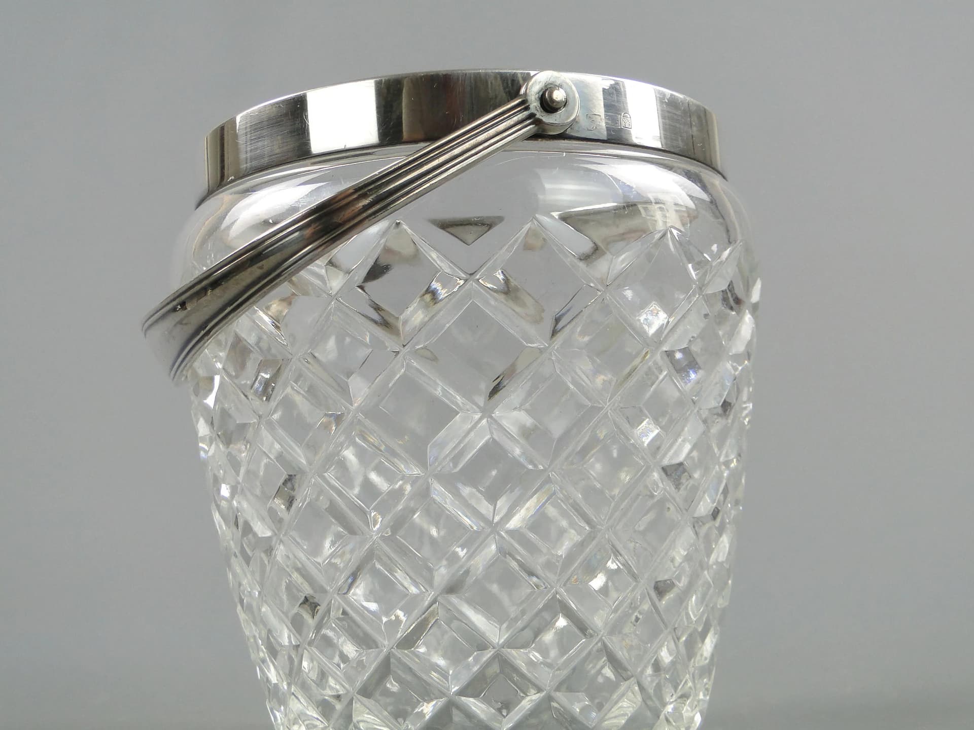 Wiaderko na lód, kryształ transparentny, WMF, Niemcy, lata 50. - 34680