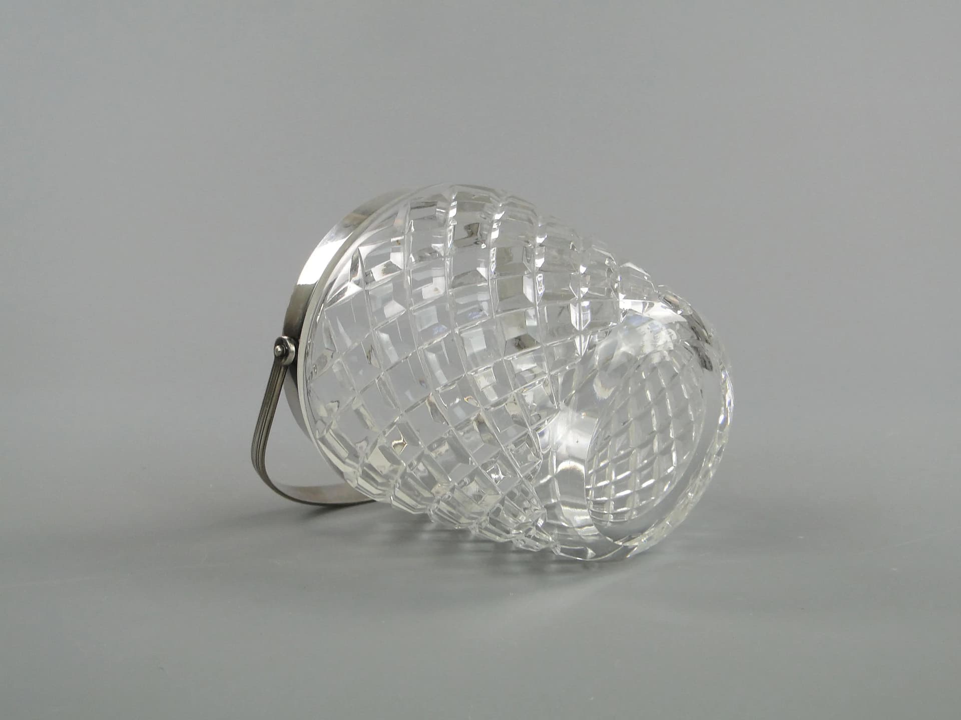 Wiaderko na lód, kryształ transparentny, WMF, Niemcy, lata 50. - 34684