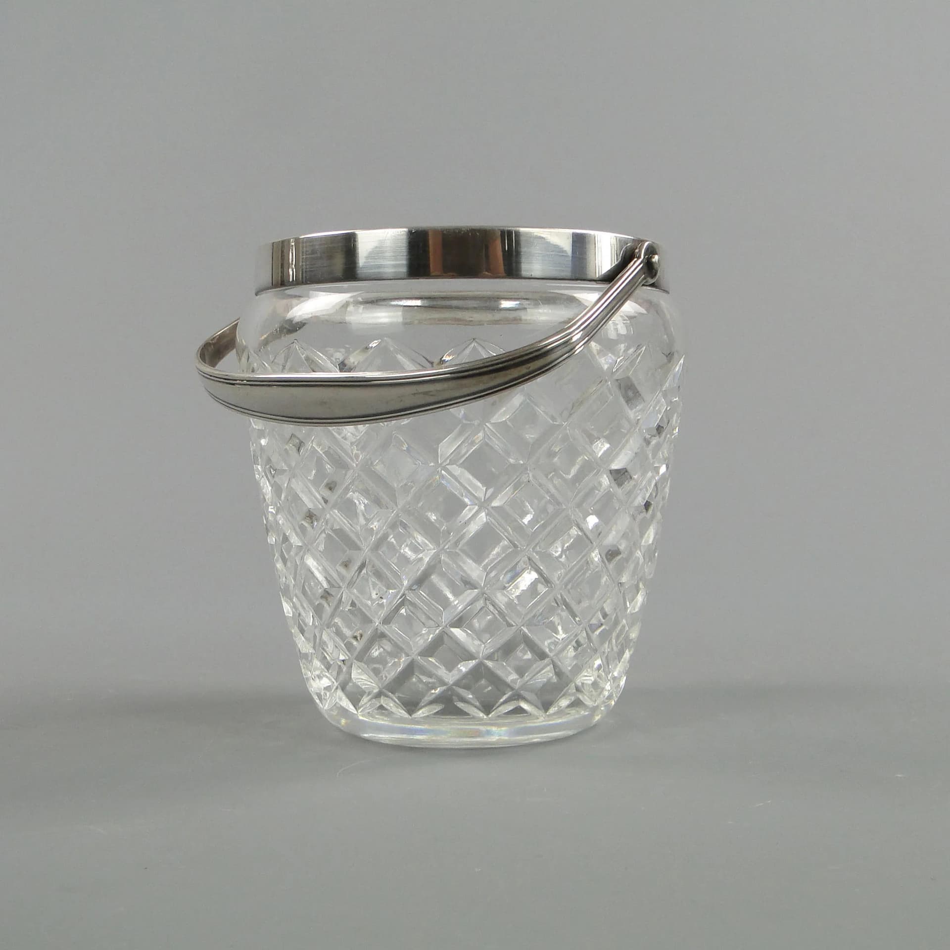 Wiaderko na lód, kryształ transparentny, WMF, Niemcy, lata 50. - 34682