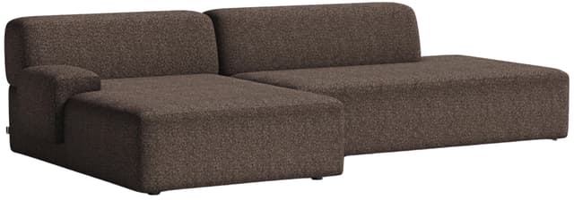 Brown Modular Sofa with Left Ottoman, by Feum Studio, 2020s - DIMENSION