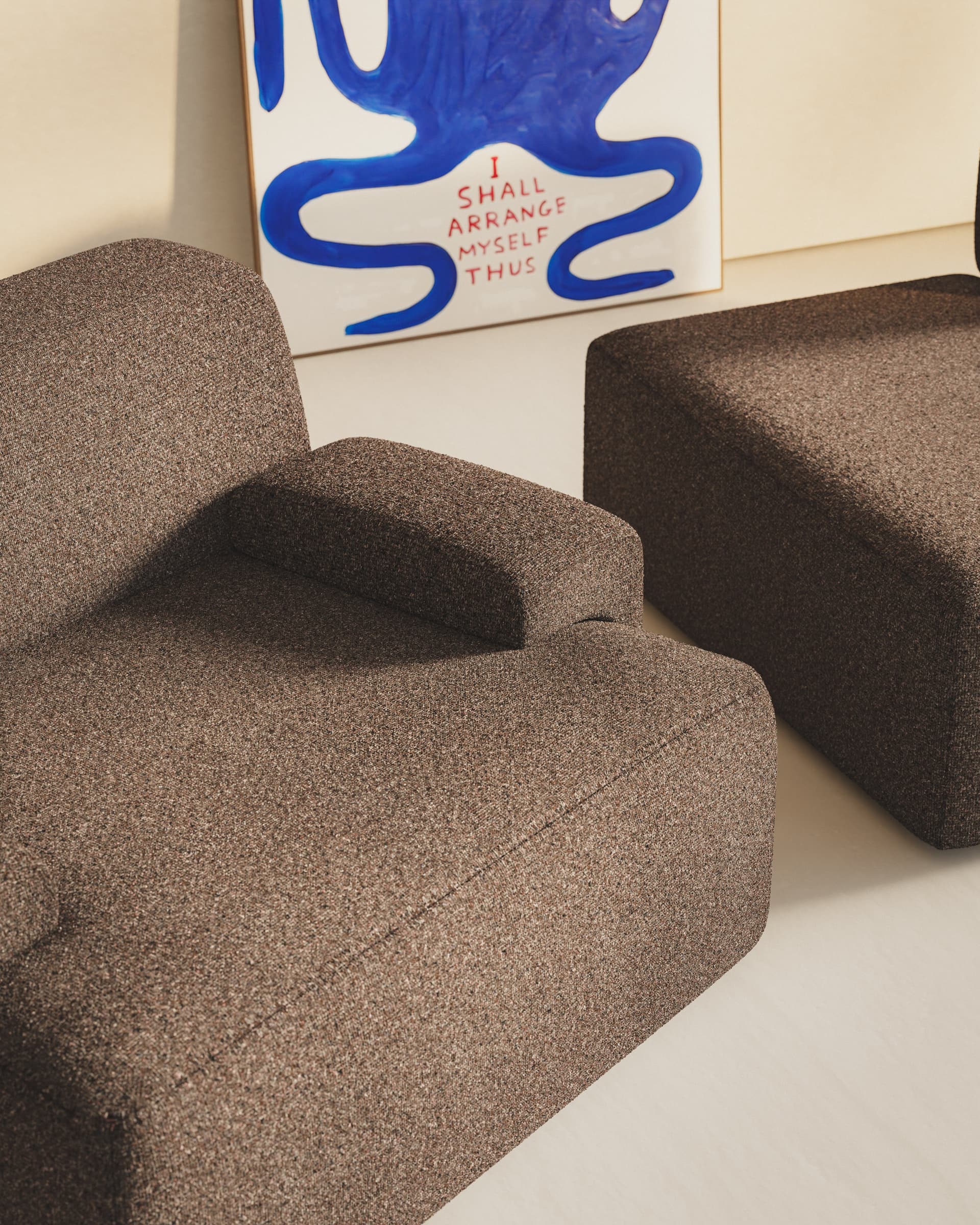 Fotel Umi brązowy, Feum - 34539