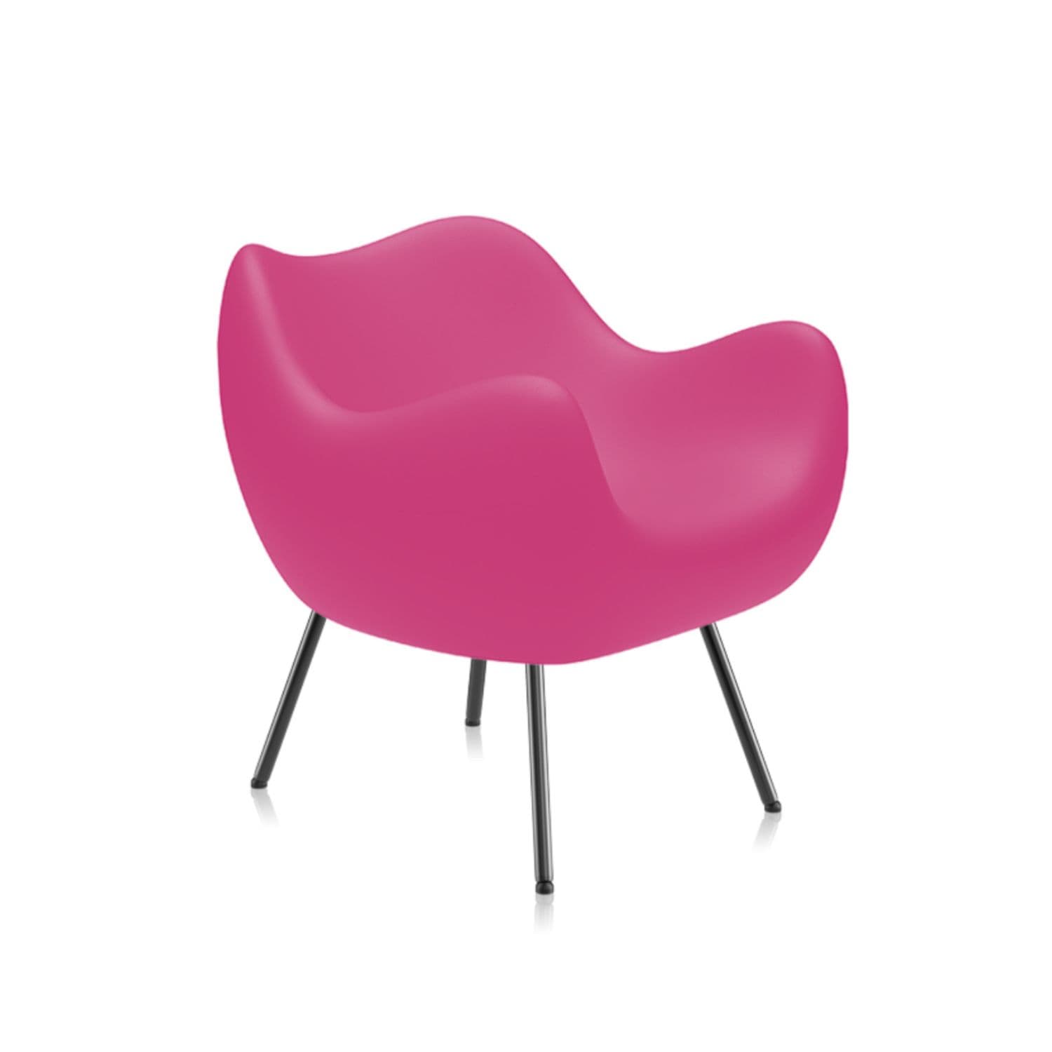 Fotel RM58 Matte purpurowy, proj. R. Modzelewski, VZÓR - 8801