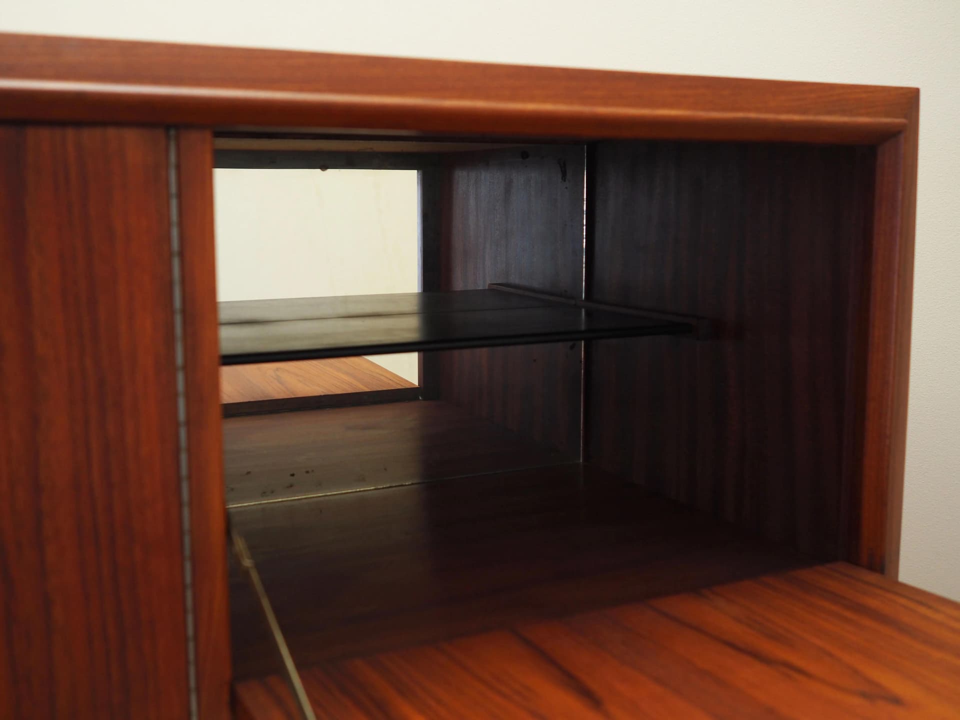 Highboard, teak brązowy ciemny, proj. K. Østervig, Dania, lata 60. - 34742