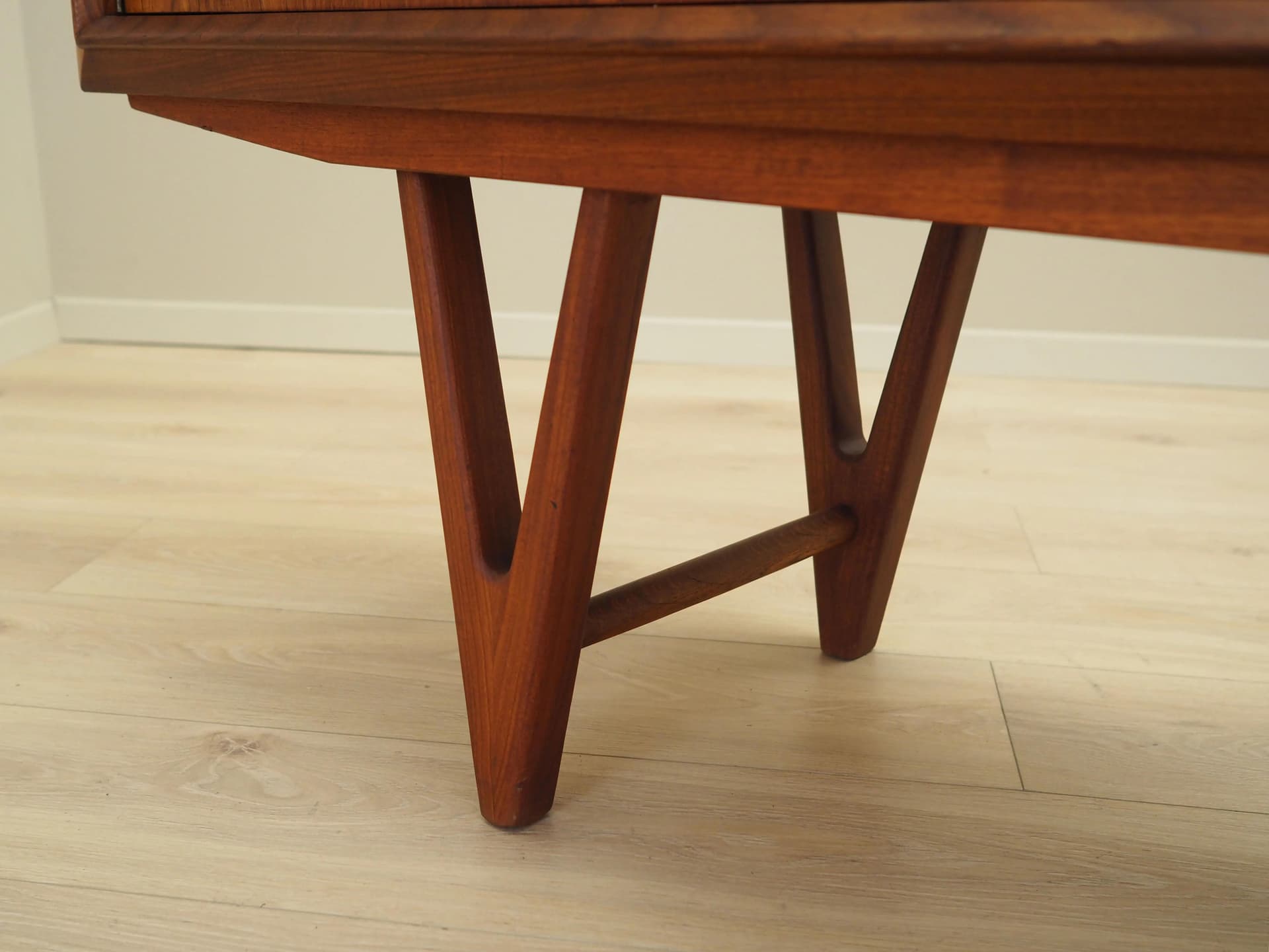 Highboard, teak brązowy ciemny, proj. K. Østervig, Dania, lata 60. - 34740