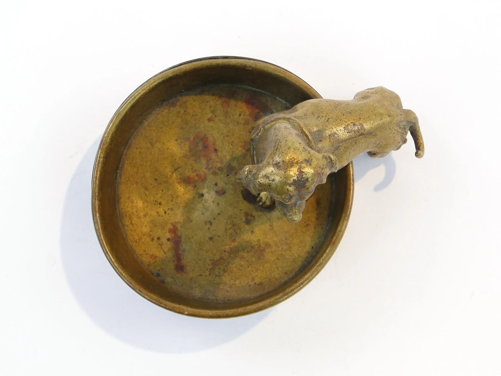 Card holder, Viennese bronze dark brown, Austria, 19th c. - 34865