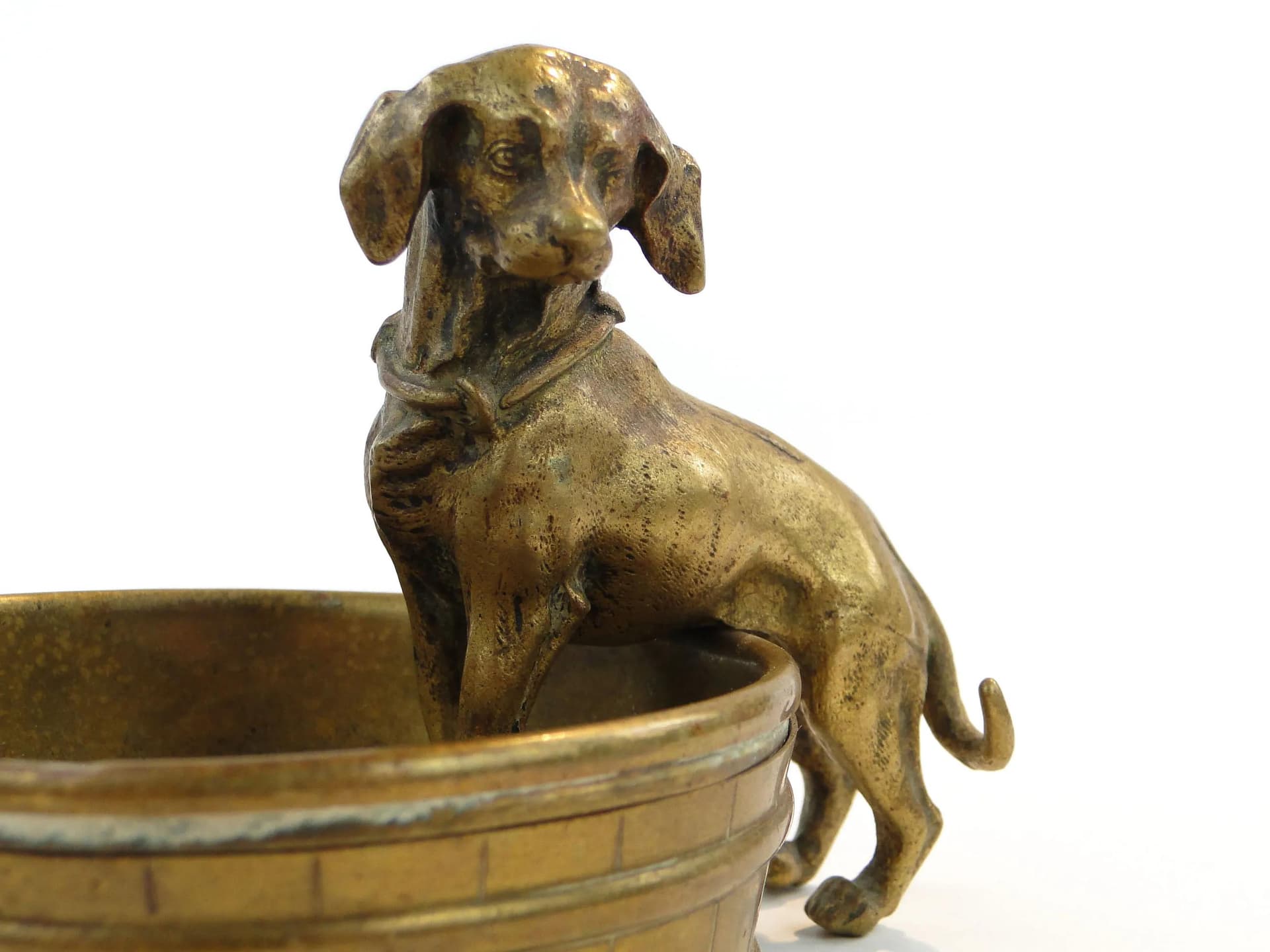 Card holder, Viennese bronze dark brown, Austria, 19th c. - 34864