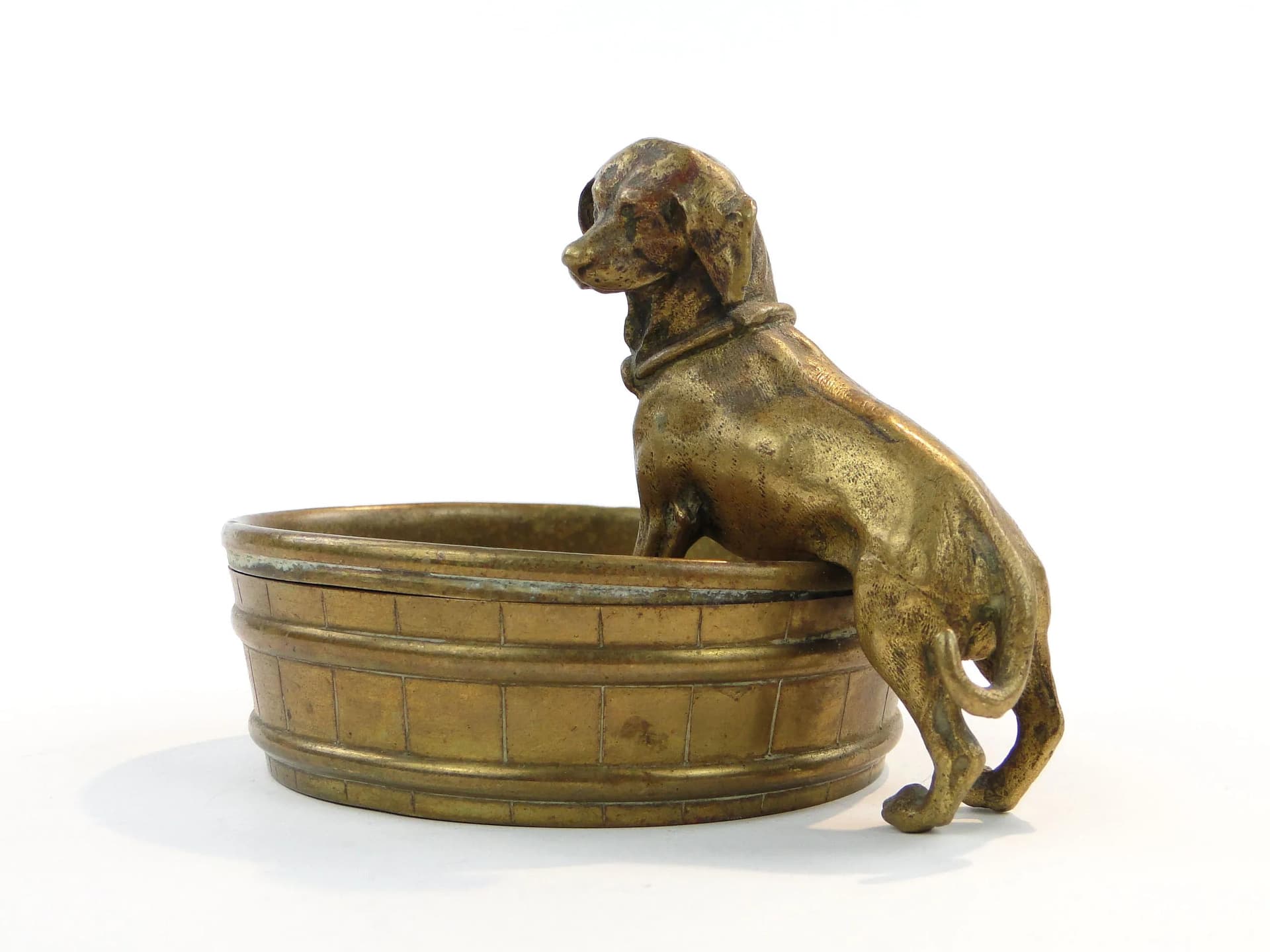 Card holder, Viennese bronze dark brown, Austria, 19th c. - 34860