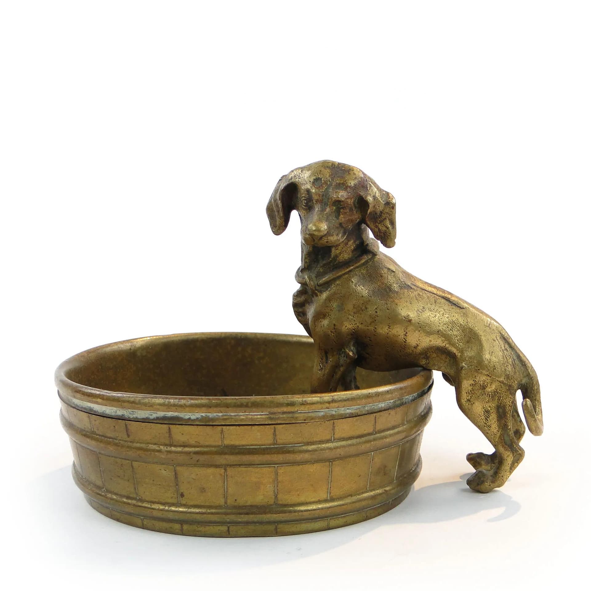 Card holder, Viennese bronze dark brown, Austria, 19th c. - 34859