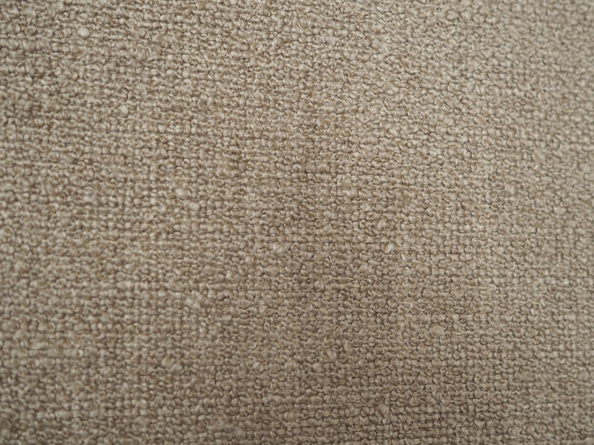 Armchair, beige boucle, teak, by A. Christiansen, Denmark, 1960s. - 63505