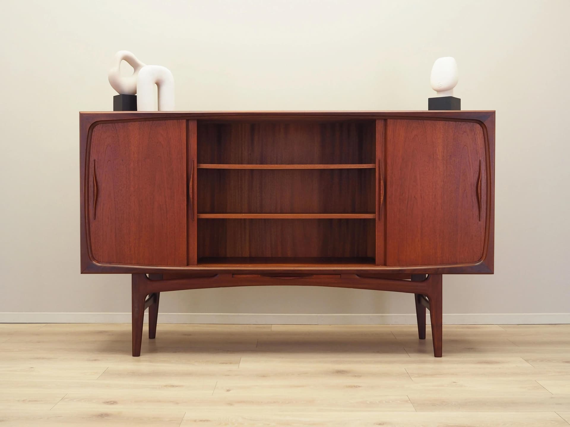 Highboard, teak brązowy, Dania, lata 70. - 35155
