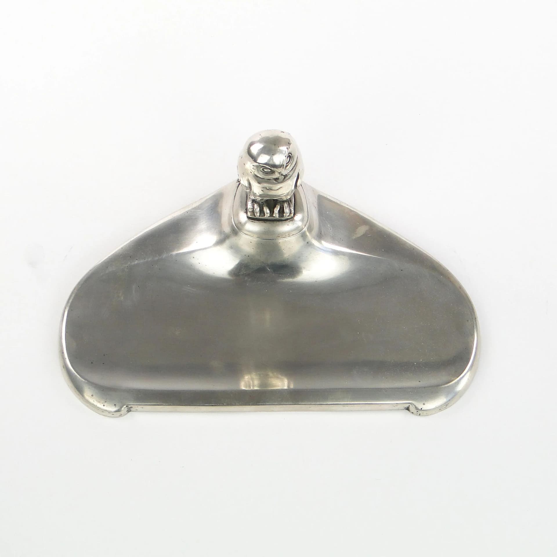 Kałamarz Art Deco, srebrny mosiądz, Antique Madsen & T BAAGOES, Dania, lata 20. - 35010