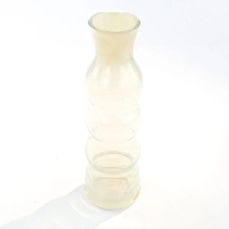 Wazon Bałwanek, szkło ivory white, proj. K. Krawczyk, Polska, lata 70. - 35002