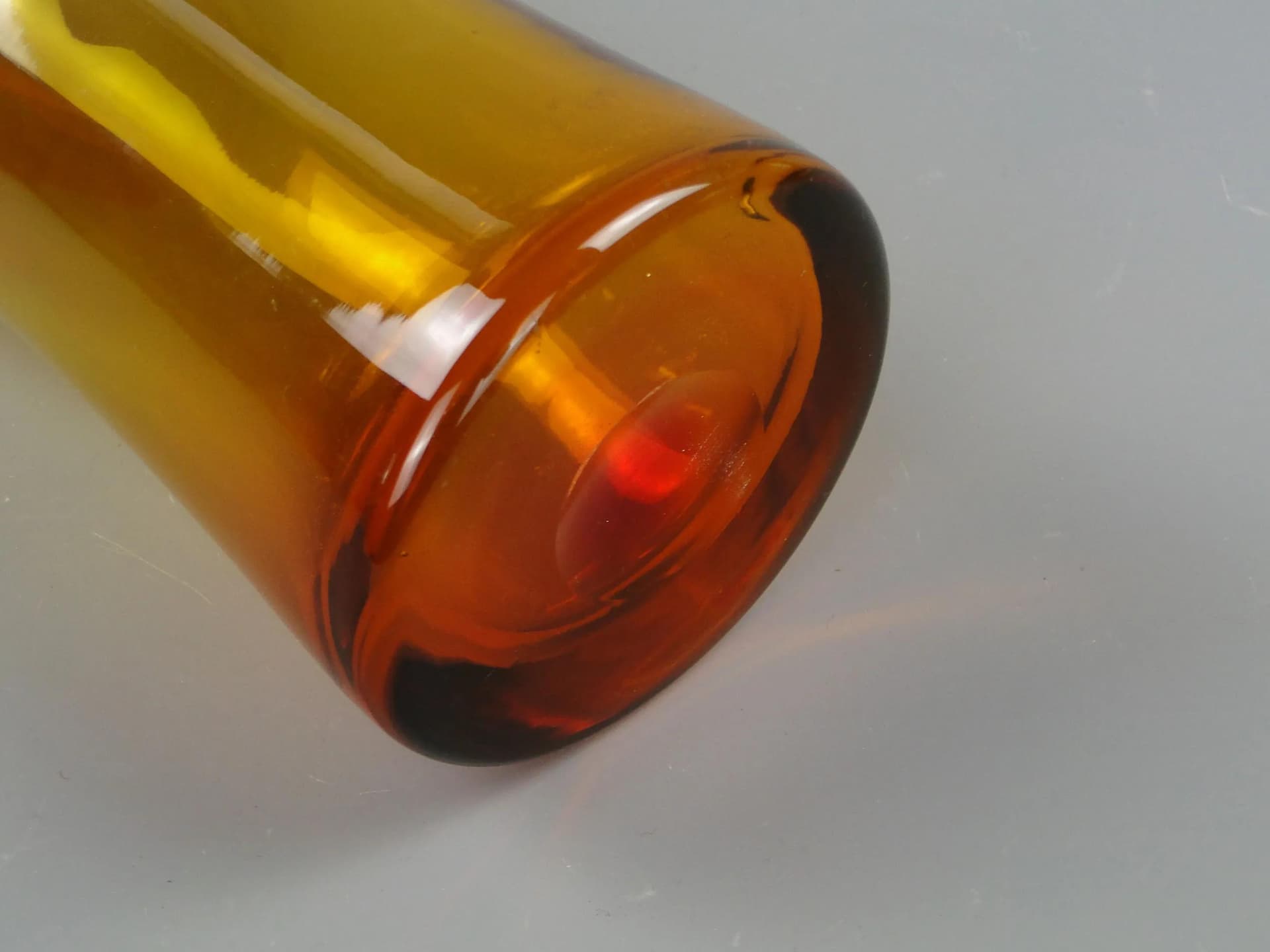 Amfora, multikolor, szkło, proj. Z. Horbowy, Polska, lata 70. - 34979