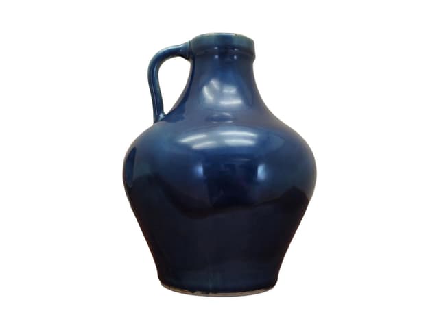 Jug, blue ceramics, Germany, 1970s - DIMENSION