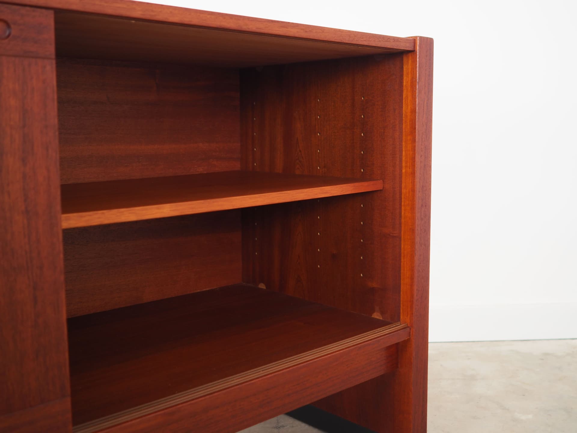 Sideboard, orange teak, Skovby Møbelfabrik, Denmark, 1960s. - 63429