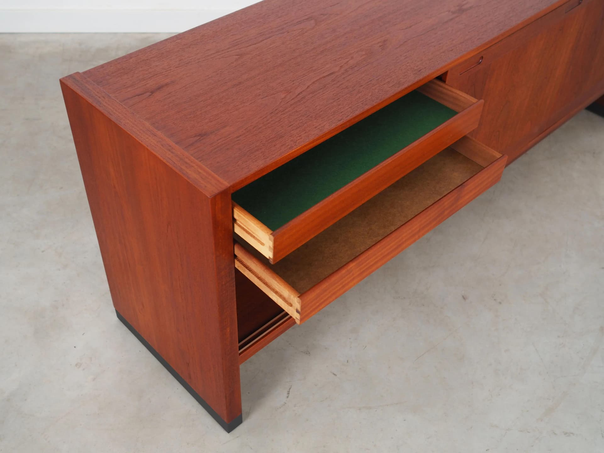 Sideboard, orange teak, Skovby Møbelfabrik, Denmark, 1960s. - 35496