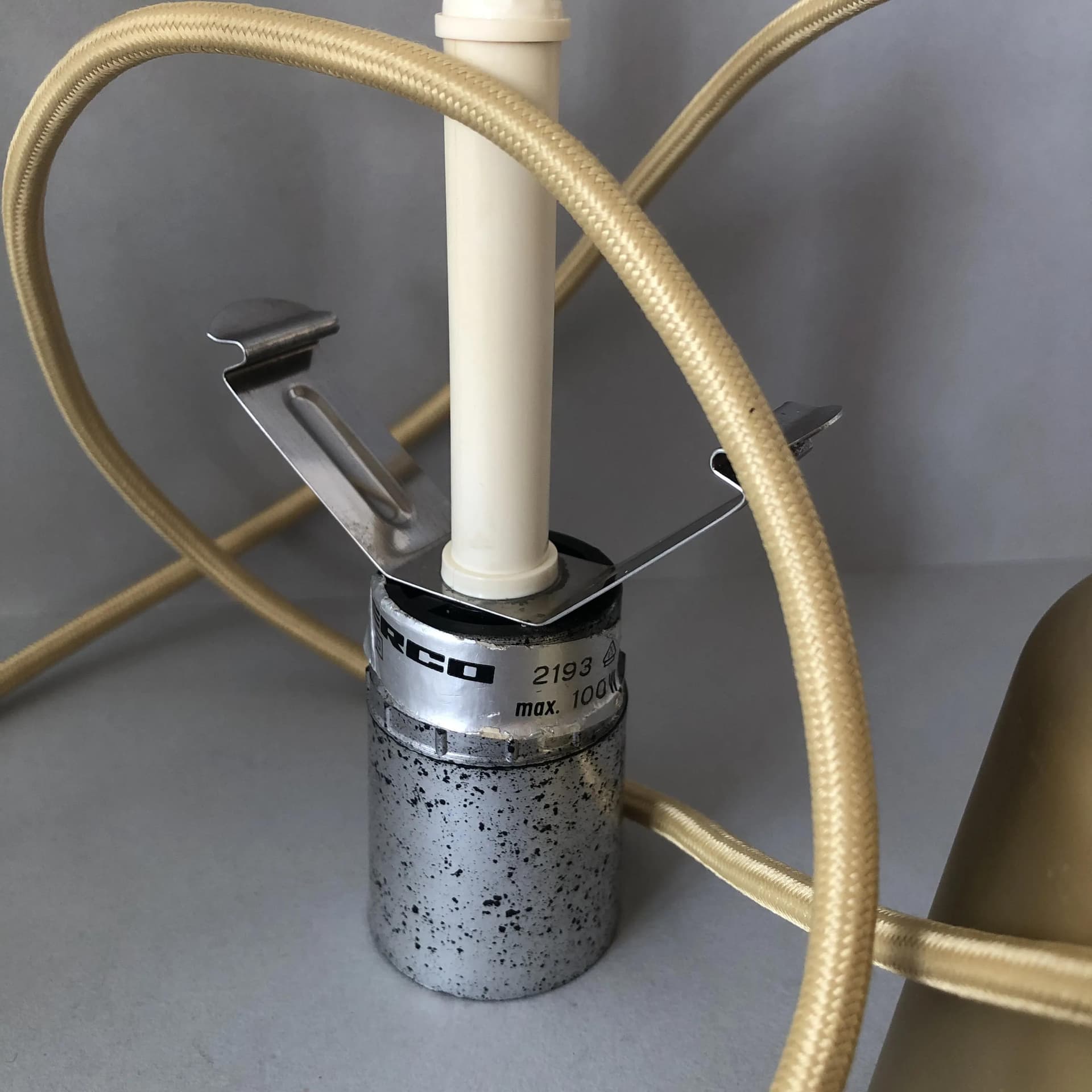 Przezroczysta akrylowa lampa wisząca, proj. A. F. Gangkofner dla Erco, Niemcy, lata 70. - 35292