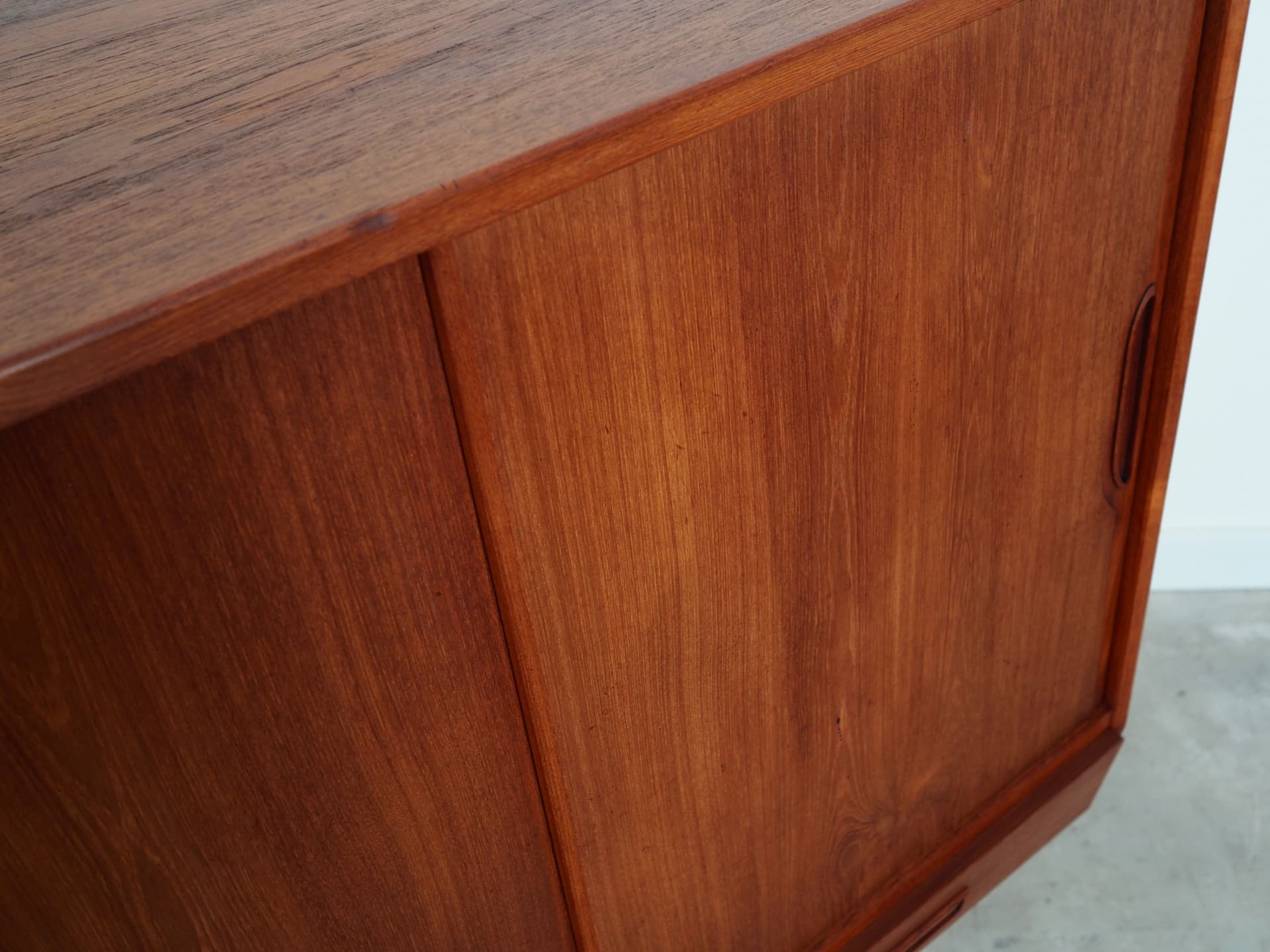 Highboard, teak brązowy, Børge Dam, Dania, lata 70. - 63413