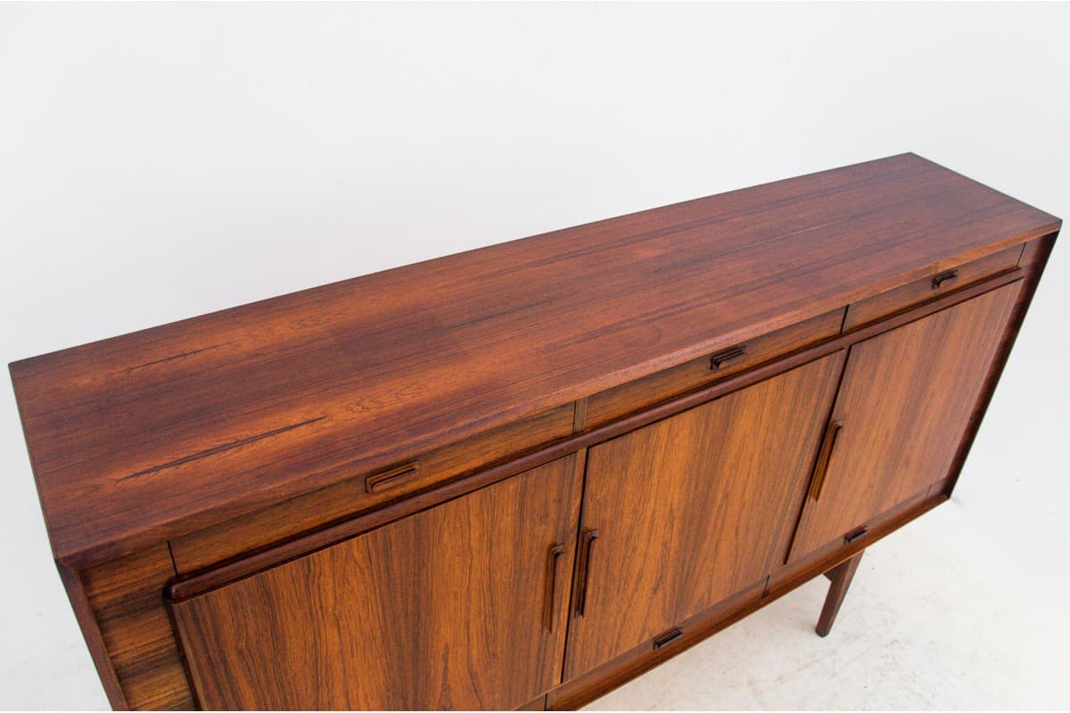 Palisandrowa komoda highboard, Dania, lata 60. - 46075