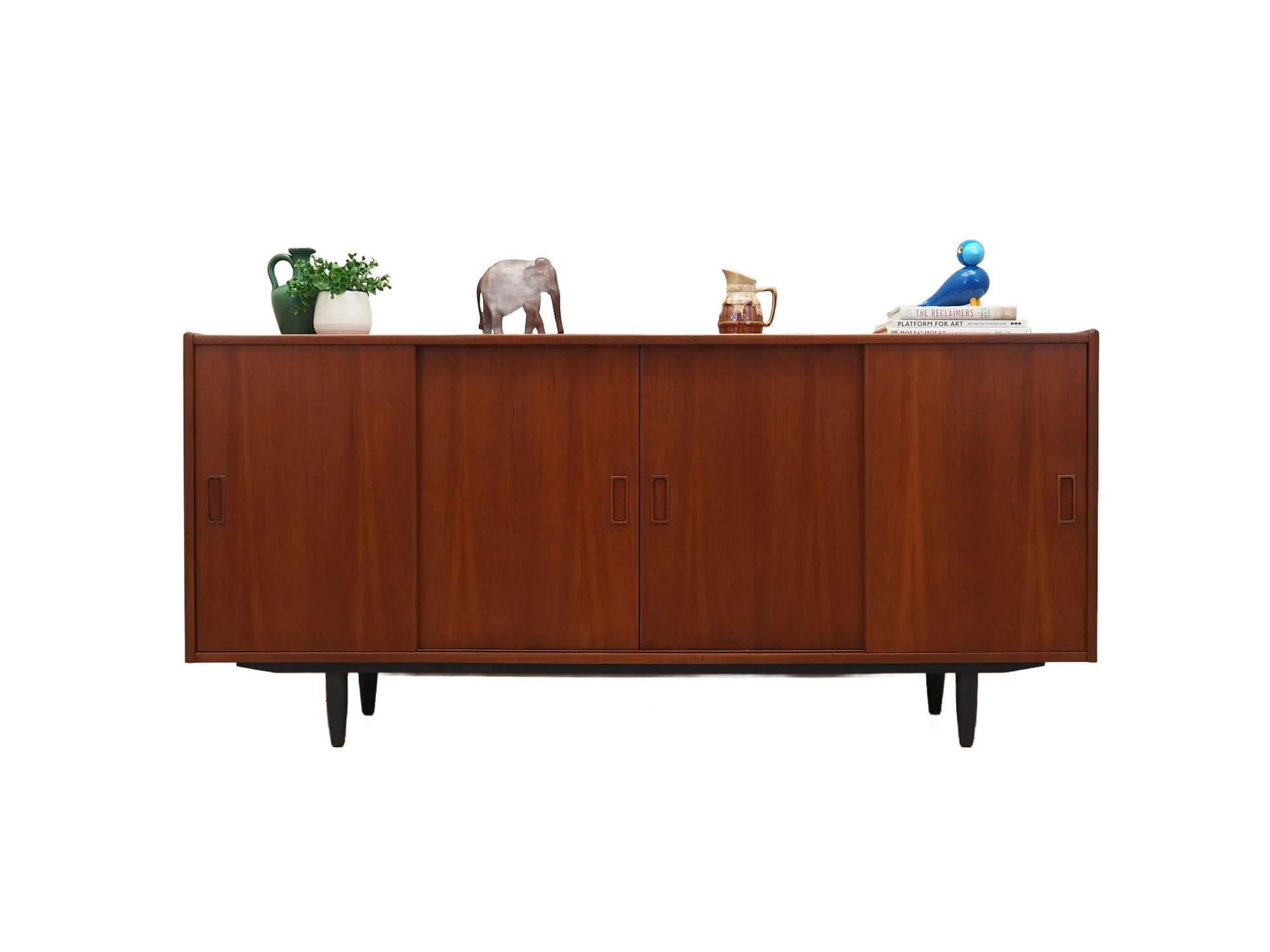 Sideboard, teak brązowy, Westergaard Møbelfabrik, Dania, lata 70.