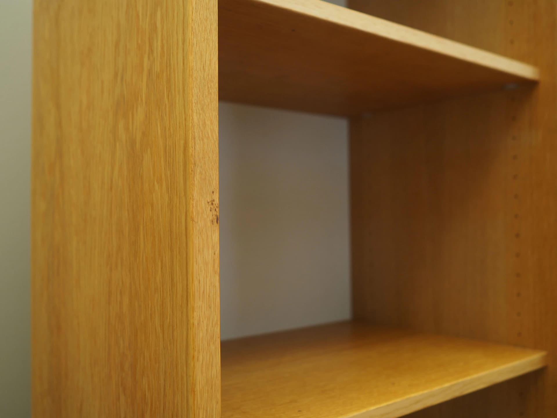 Bookcase, dark brown ash, Denmark, 1970s - 35840