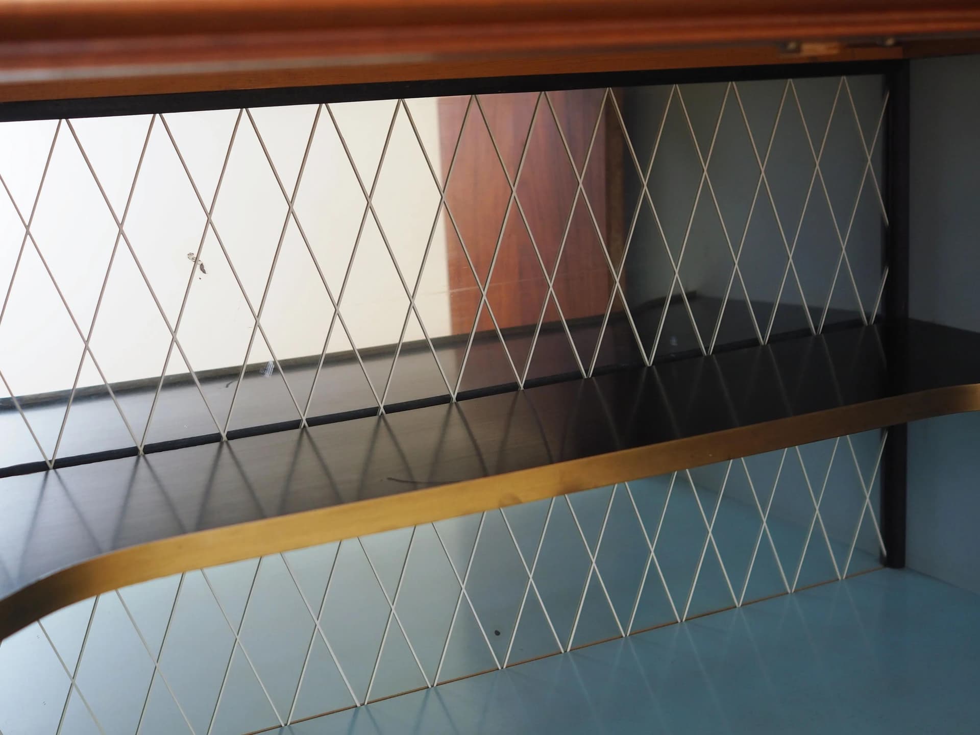 Sideboard, teak pomarańczowy, Dania, lata 70. - 35824