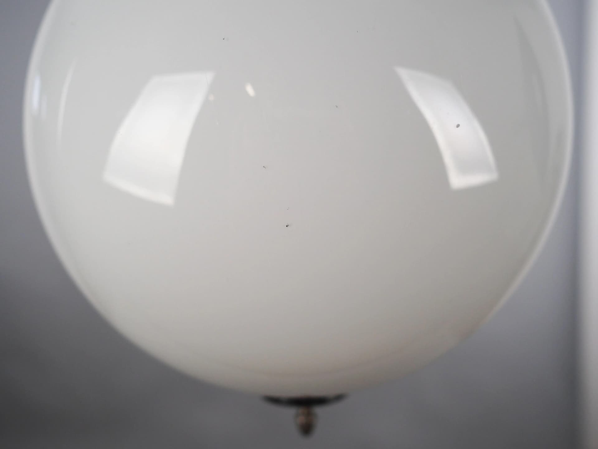 Lampa wisząca, szkło Murano pomarańczowe, metal, Mazzega, Włochy, lata 70. - 35809