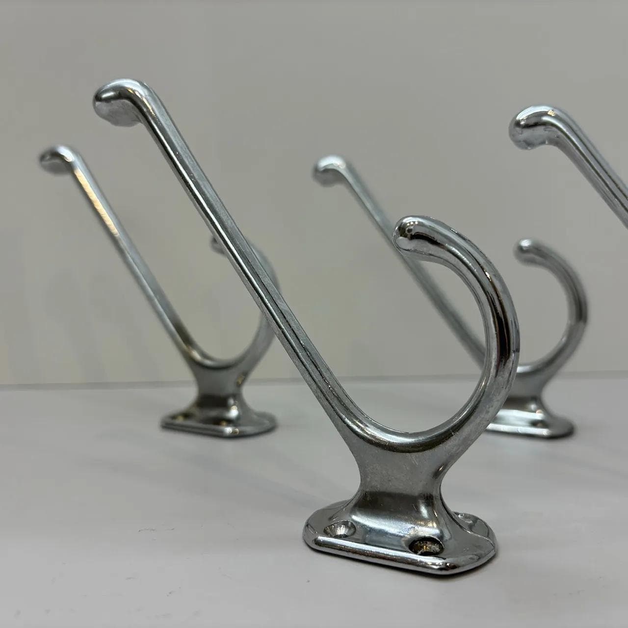 Chrome Wall Hook Set, Germany, 1970s - 35902