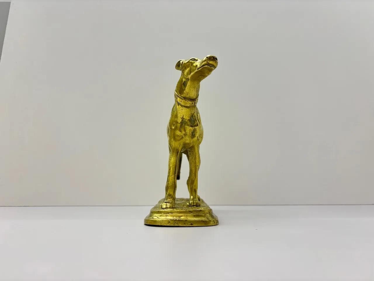 Figura Chart, mosiądz złoty, Niemcy, lata 60. - 36095