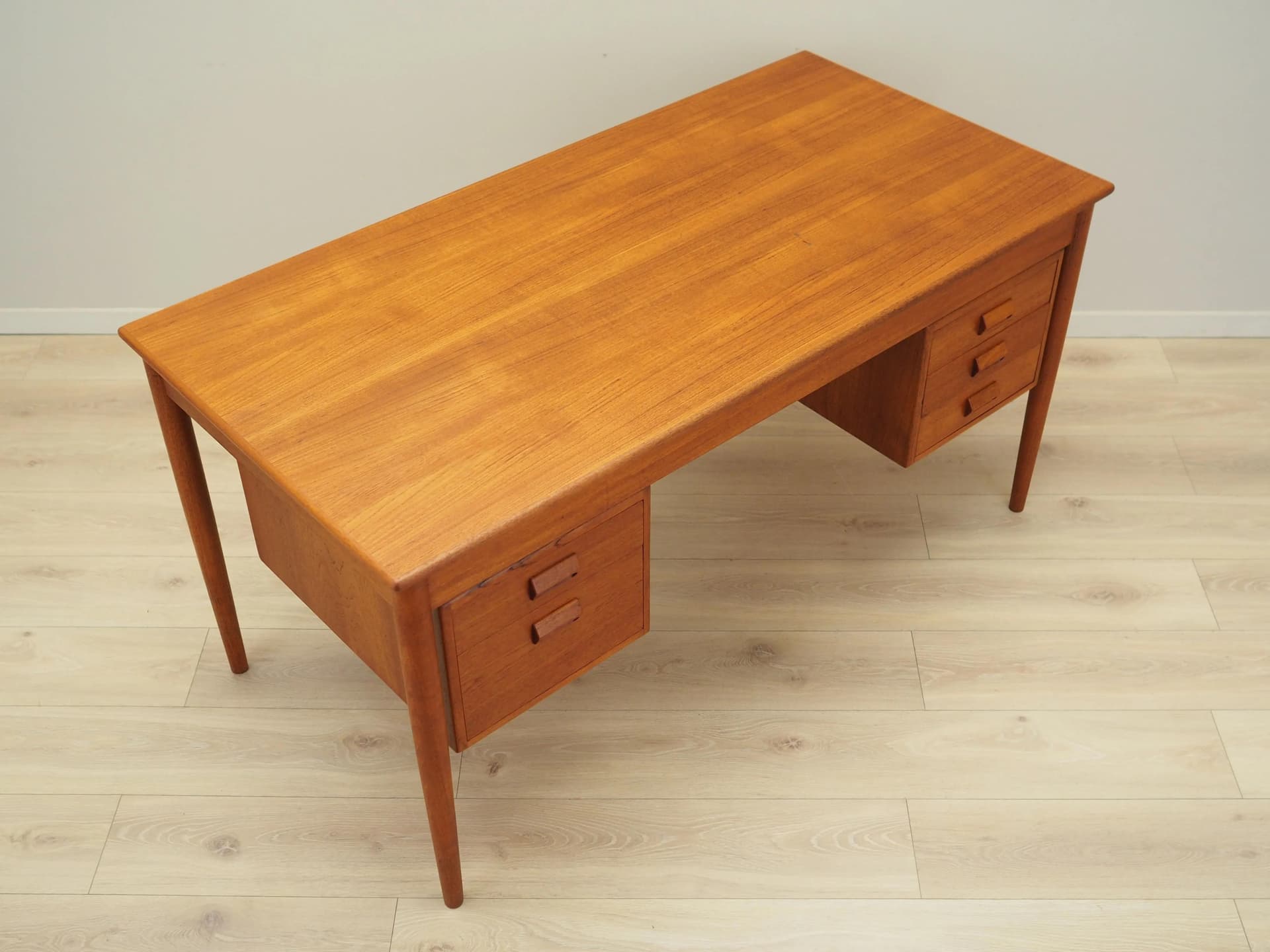 Biurko, teak, proj. B. Mogensen, dla Søborg Møbelfabrik, Dania, lata 60. - 36008