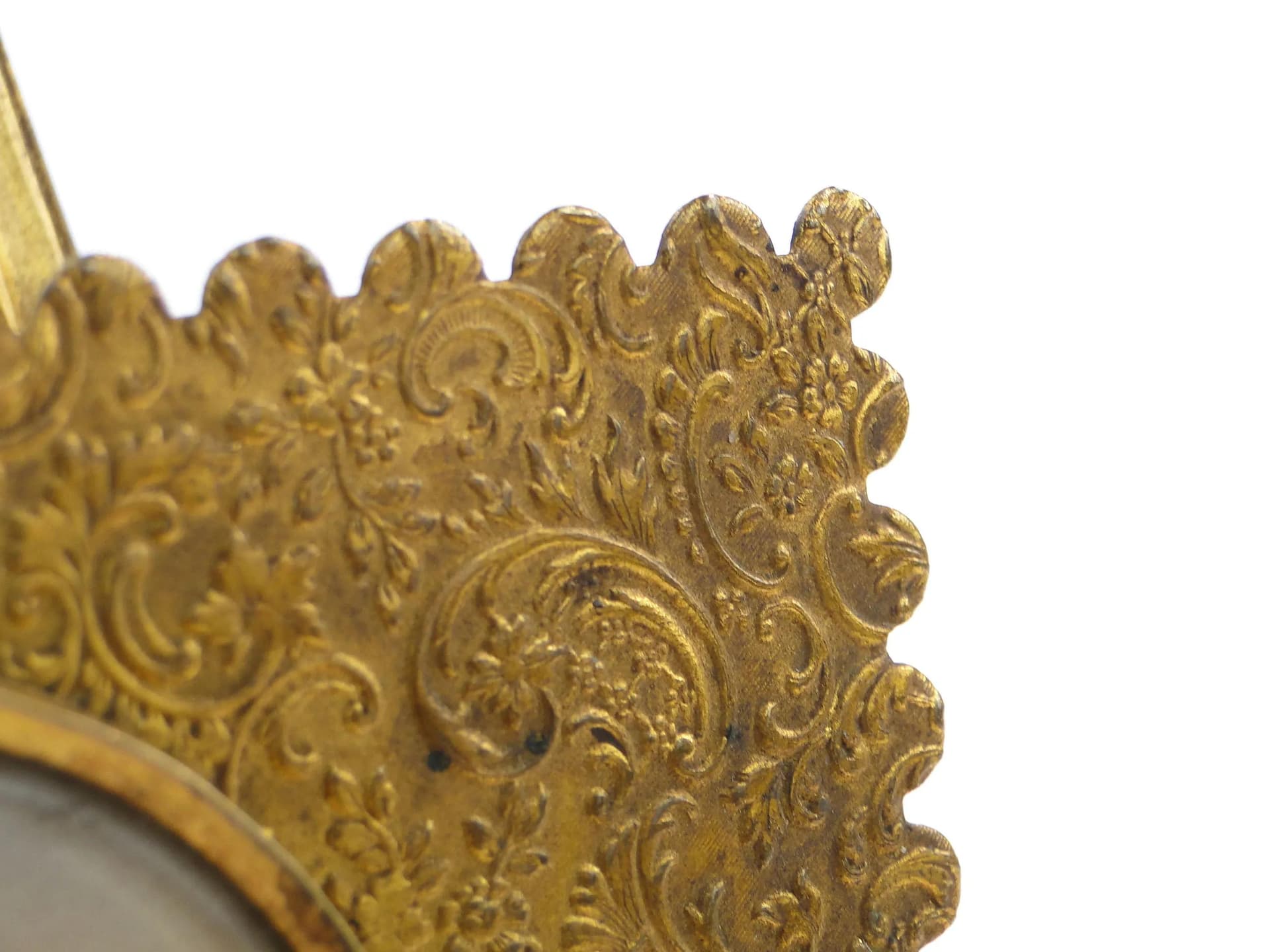 Listownik rococo, mosiądz złocony, Niemcy, XIX w. - 35920